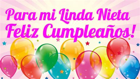 feliz cumpleaños mi nieta